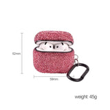 Sparkly Case Compatible With Airpods 4 Generation(2024) With Keychain,Shockproof Protective Premium Bling Rhinestone Cover Skin For Airpods 4 Charging Case (Ab For 4Rd)