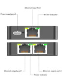 Ethernet Splitter 1 To 2 With Ethernet Cable, Gigabit Rj45 Internet Splitter Adapter 1000Mbps High Speed For Cat 5/5E/6/7/8 Cable,Grey