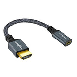 Full Size Hdmi To Micro Hdmi Female Adapter Cable, Micro Hdmi Socket To Hdmi A