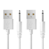 Dc Charging Cable, 2.5Mm Massager Charger Cable Charger Replacement 2.7Ft Dc Charging Cable Fast Usb Charger Cord Replacement, 2 Pack