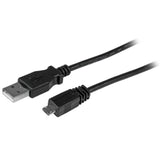 StarTech.com 10 ft. (3 m) USB to Micro USB Cable - USB 2.0 A to Micro B - Black - Micro USB Cable (UUSBHAUB10)
