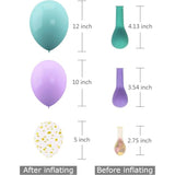 168Pcs Unicorn Balloons Arch Garland Kit, Pink Purple Aqua Blue Confetti Latex Balloons For Unicorn Birthday Decorations For Girls Wedding Baby Shower Party Supplies