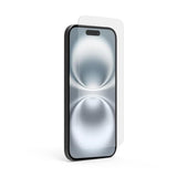 PureGear Maximum Clarity HD Tempered Glass Screen Protector for Apple iPhone 16 (2024) 6.1", Full Coverage, Case Friendly Fit, Replacement (Self Alignment Installation Tray included)