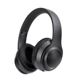 Wireless Over-Ear Headphones With Active Noise Cancellation, With Phone Call Microphone, Foldable, 3.5Mm Cable, Soft Earpads,For Office, Home, Travel