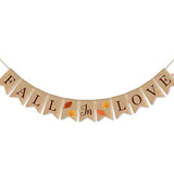 Burlap Fall In Love Banner Fall Autumn Wedding Supplies Engagement Bridal Shower Garland Decoration