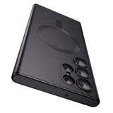 Matte Samsung Galaxy S22 Ultra Case Slim Magnetic With Camera Protector Black
