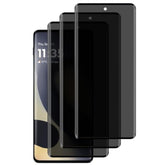 3 Pack Privacy Screen Protector For Motorola Edge 2024,Anti-Spy Tempered Glass,3D Full Coverage,9H Hardness,Anti-Scratch,Bubble Free