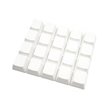 Oem Profile White Blank Keycaps Pbt Material 1U R4 Keycap For Mx Switches Mechanical Keyboard (White, 20Pcs)