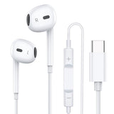 Type C Earphones for iPhone 15 15 Pro 15 Pro Max 16 16 Pro 16 Pro Max 17 17 Pro 17 Pro MaxHeadphones Wired, Stereo in Ear Earbuds Compatible with