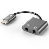 Usb C Double Headphone Splitter, Type C To Dual 3.5Mm Jacks Audio Sharing Adapter Compatible With Iphone 16/15, Iphone 16/15 Pro Max, Ipad Pro 13/12.9/11, Ipad Air 13/5Th/4Th And More