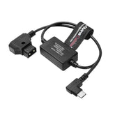 Alvin’S Cables D-Tap To Usb-C Power Cable For Canon R5C, For Sony A7Siii Fx3, Nikon Z5 Z9 Lumix S5, Right Angle Type-C Pd Fast Charging 5V 9V 12V 3A For Mirrorless Cameras, Phones, 45Cm 18In