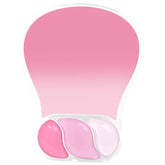 Ergonomic Gel Mouse Pad With Wrist Support – Non-Slip Desk Mousepad For Laptop & Computer, Rose Pink Gradient