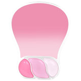 Ergonomic Gel Mouse Pad With Wrist Support – Non-Slip Desk Mousepad For Laptop & Computer, Rose Pink Gradient