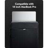 - Macbook Pro 14 Inch Case With Handle Ultra-Protective And Water Resistant Sleeve Cover With Drop Protection (Fits 2021 And 2023 Macbook Pro 14 Inch)