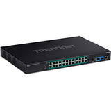 26-Port Industrial Gigabit L2 Managed Poe+ Switch, Ti-Rp262I, 1U 19 Rackmount, 24 X Gigabit Poe+ Ports, 2 X Sfp Slots (100/1000Base-Fx), Ip30, Vlan, Qos, 685W Poe Power Budget, Fanless