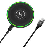 15W Wireless Charger Fast Charging Pad For Motorola Moto G Stylus 5G 2025/G Power 2024, Android Wireless Charging Station For Samsung Galaxy S25 Ultra S25+ S24 Fe S23 S22 Z Flip6, Pixel 9Pro 9 8A 8Pro