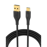 CableCreation USB C Cable 6FT, Silicone USB A to USB C Cable, USB C Charger Cable 3A Fast Charging for iPhone 15/16/16 Pro Max/Plus?Car Carplay, Galaxy, Steam Deck, MacBook Pro/Air, Black