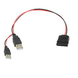 Usb To Sata Power Cable For 2.5''Sata Hdd Ssd Hard Disk Driver Useful
