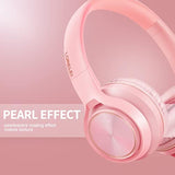 S9 Wired Headphones With Microphone For School,On-Ear Kids Headphones For Girl