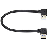 90 Degree Usb 3.0 A Extension Cable Left & Right Angle Usb 3.0 Type A Male To