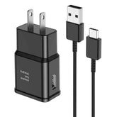 Fast Charger For Samsung, 6.6Ft Type C Fast Charging Cable Cord With Android Phone Usb Wall Charger Block For Samsung Galaxy S10 9 8 Plus/Note 20 10 9 8/S20 S21 S22 S23 S24 Ultra/A52 53 54 55