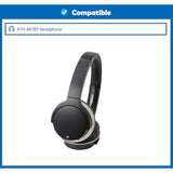 Breathable Replacement Earpads Cushion Compatible With Ath-Ar3Bt Ath Ar3Bt Headphone Ear Pads With Mesh Fabric/Punched Protein Leather And Memory Foam
