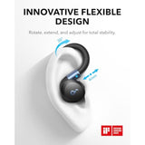 Sport X20 By Anker, True-Wireless Workout Earbuds, Rotatable And Extendable Ear Hooks, Noise Cancelling, Deep Bass, Ip68 Waterproof, Sweatproof, Dustproof, 48H Play, Sport Earbuds For Gym