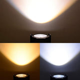 Stage Spotlights, 100W Led Dmx Lights, Warm & Cold White Spot Lights Cob Stage Lighting, Strobe Lighting For Church, Parties, Wedding, Theatre, Live Events, Stage Etc.(1 Pack)