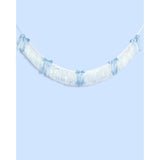 Blue White Bow Fringe Banner - Iridescent, 6 Ft. | Something Blue Bachelorette Decoration, Bridal Shower Decor, Engagement Photoshoot Backdrop