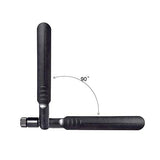 2 X 8Dbi Wifi Rp-Sma Male Antenna 2.4Ghz 5.8Ghz Dual Band +2 X 15Cm U.Fl/Ipex To Rp-Sma Female Pigtail Cable For Mini Pcie Card Wireless Routers, Pc Desktop, Repeater, Fpv Uav Drone And Ps4 Build