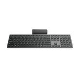 700 Modern Wireless Keyboard, 2.4 Ghz Dongle & Dual Bluetooth Connection, Aes-128 Encryption, 36 Month Battery Life, Luna Grey