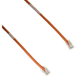 24494 Cat5E Crossover Cable - Non-Booted Unshielded Network Patch Cable, Orang