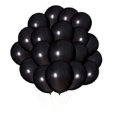 300 Black 12-Inch Latex Balloons – Bulk Pack for Party, Event, and Celebration Decorations