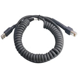 Ls2208-Sr Ls3408 Ls1203 Ls4208 Ds3408-Hd Usb To Rj45 Usb Cable For Symbol Zebra Barcode Scanner (3M / 9Ft Coiled Usb Port)