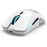 Glorious Gaming Model O Wireless Gaming Mouse - Superlight, 69G Honeycomb Design, Rgb, Ambidextrous, Lag Free 2.4Ghz Wireless, Up To 71 Hours Battery - Matte White (Renewed)
