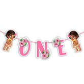 Bby Mna One Banner – Adorable First Birthday Decoration | Vibrant & Durable | Perfect For Party Celebrations | Easy To Hang | Make Your Baby’S Special Day Memorable!