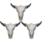 3Pcs Western Cowboy Party Decorations Longhorn Cow Balloons, Cowboy Foil Balloons For Last Rodeo Wild West Party Decorations Decors