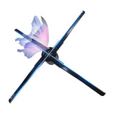 3D Hologram Fan, Graphic 3D Photos & Videos, 2000*574 Hi-Resolution & 574 Leds Wifi Hologram Advertising Display With App & Built-In Bluetooth For Business, Trade Show, Store, Shop (22Inch)