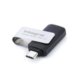 32Gb Crypto-C Dual Encrypted Usb Flash Memory Drive, Aes-Xts 256-Bit Hardware Encrypted Usb 3.2 With Secure Dual Password - Certified To Fips 197, Compatible With Mac, Macbook, Pc, Laptop