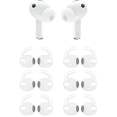 Sport Earhook Compatible With Galaxy Buds 3 Pro Earbuds Sm-R630Nzaexar, 6 Pairs Replacement Silicone Earbuds Hook, Compatible With Galaxy Buds 3 Pro Sm-R630 6 Pairs White