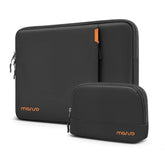 MOSISO 360 Protective Laptop Case 13.3 inch, 13-14 inch Laptop Sleeve Compatible with MacBook Air 13.6/Pro 13/Pro 14, HP Dell ASUS Lenovo, Shockproof Vertical Bag with Front Pocket&Small Case, Black