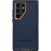 OtterBox Galaxy S23 Ultra Defender Series Case - Blue Suede Shoes (Blue), Rugged & Durable, with Port Protection, Includes Holster Clip Kickstand