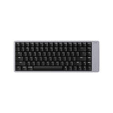 Flow2 Low-Profile Mechanical Keyboard, Aluminum Alloy With Pulse Tactile Switches, Rechargeable Wireless Keyboards With 3 Mode Connections For Windows, Macos (Space Gray, 84 Keys)
