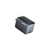 Anker Prime 67W USB C Charger, Anker GaN 3-Port Compact Fast PPS Wall Charger, for MacBook Pro/Air, Pixelbook, iPad Pro, iPhone 16/15/Pro, Galaxy S25/S24, Note20, Pixel, Apple Watch