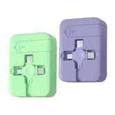2 Pcs 3 In 1 Multi Usb Fast Charging Cable, Phone Charger Retractable, Compatible Usb C(Type-C)/Micro Usb/Ip, Compatible With Iphone 16/15/14/Se/13/12/11/Xr/Xs/X/8/7/6/5, Android, Tablets