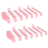 2 Pieces Circus Awnings Decoration, 3D Carnival Tent Striped Awning Wall Decorations For Carnival Circus Theme Party, Carnival Stand, Party Favors Supplies