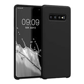 kwmobile Case Compatible with Samsung Galaxy S10 Plus / S10+ Case - TPU Silicone Phone Cover with Soft Finish - Black Matte