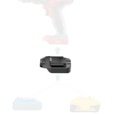 1 Adapter For Bauer 20V Tools - Compatible With Dewalt And Hercules 20V Batteries For Power Supply, No Charging Function - Adapter Only, Black