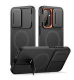 for Galaxy A17/A26 5G Case, Compatible with MagSafe, Shockproof Bumper Cover Slim Magnetic Protective Cases with Camera Cover & Adjustable