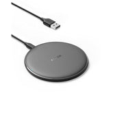 Anker Wireless Charger, 313 Wireless Charger (Pad), Qi-Certified 10W Max for iPhone 15/15 Pro/15 Pro Max/14/14 Pro Max, AirPods (No AC Adapter, Not Compatible with MagSafe Magnetic Charging)